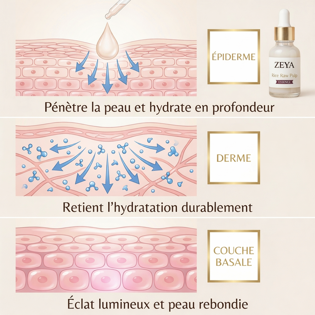 Sérum Éclat au Riz — Peau lisse, hydratée et lumineuse en 5 jours